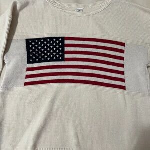 Vintage American Flag Sweater